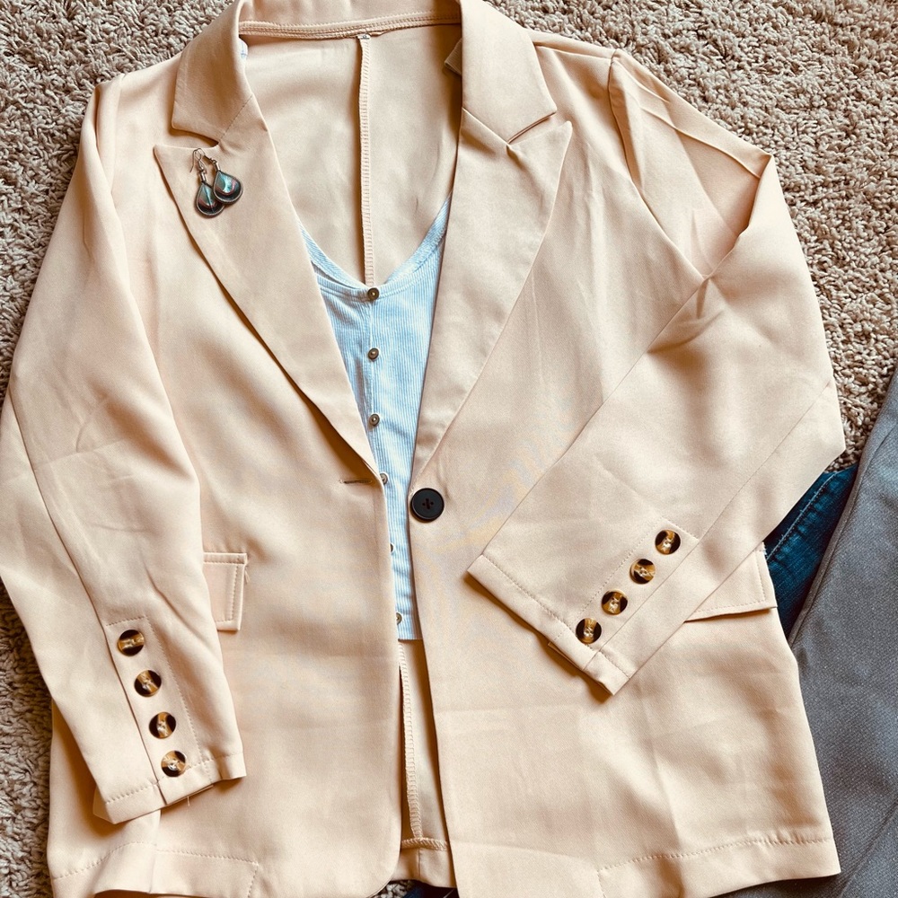 Peach Blazer